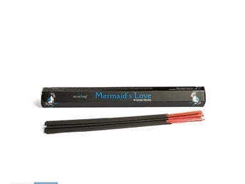 Mermaid´s love , Vit ros & Lilja , Stamford Black Rökelse Stickor
