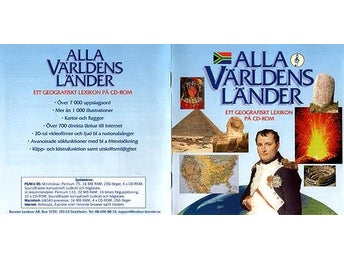 Alla världens länder / GEOGRAFISKT LEXIKON till PC
