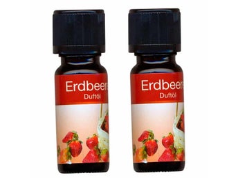 2-pack doftoljor med jordgubbslukt