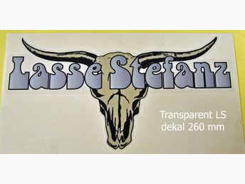 Lasse Stefanz transparent dekal (388643003) ᐈ Köp på Tradera