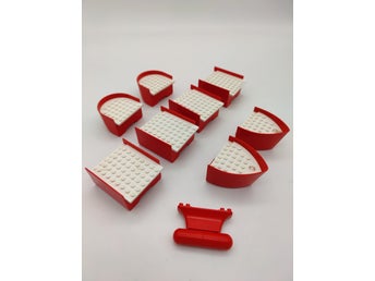 VINTAGE LEGO MODULÄRA BÅTSKROV PARTI