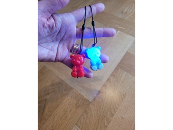 Nallebjörn, blinkande nallebjörnar, 2-pack