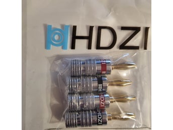 HHDZI Banankontakter 4st