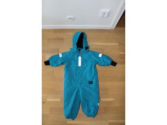 Polarn O. Pyret turkos overall, storlek 92