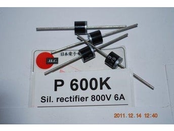 P600K Diod 800V 6A 4 stycken