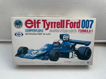 Byggmodell Marui oanvänd/inplastad vintage - Elf Tyrrell Ford 007 F1 motor 1:24