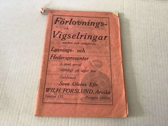 1941 Almanacka Almanack Almanackan Arvika #A