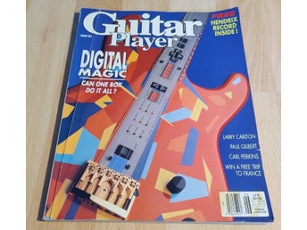 Guitar Player June 1989 Jimi Hendrix, L. Carlton, Paul Gilbert, Digital Multi
