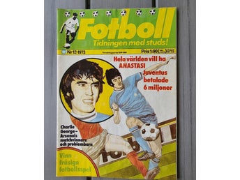 Tidningen Fotboll Nr 12-1973 Anastasi