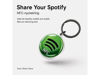 Spotify nyckelring NFC