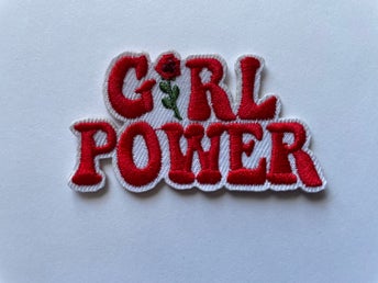 GIRL POWER TYGMÄRKE
