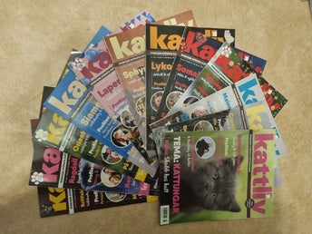 12 st Kattliv tidningar/magasin