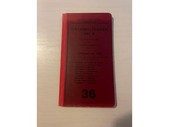Statens järnvägar - Tidtabellsboken del B - Tidtabell nr 150