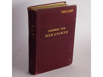 Handbok för mekaniker, Peder Lobben. 1937