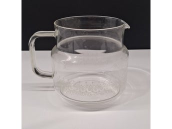 Retro PHILIPS Kaffekanna i Mönstrat Glas 1 st Vintage Kanna till Kaffebryggare