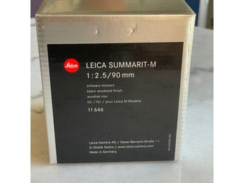 Leica Summarit-M 1:2.5/90 mm + B+W F-pro Filter 90mm f/2,5 E46 Lens Black 11646