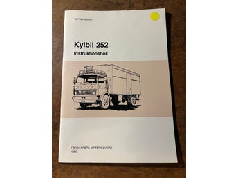 Instruktionsbok Volvo 252 kylbil militärt