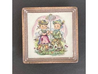 Hanitzsch keramikplatta/väggtavla