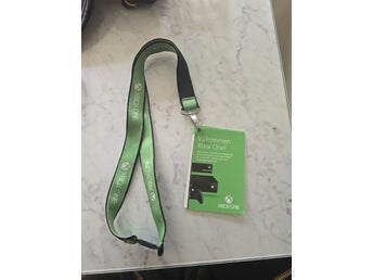 Sällsynt Xbox One Lanyard / Halsband med Försäljningsguide (2013) – Samlarobjekt