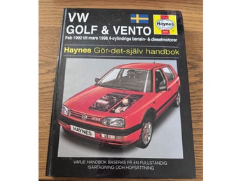VW Golf & Vento Haynes Gör-det-själv handbok (Feb 1992 till mars 1998)