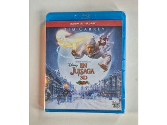En Julsaga Blu-ray 3D + Blu-ray / Disney / Svensk Såld / Ny Inplastad / Raritet