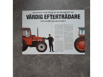 Broschyr VALMET traktorer 504, 604 och 604-4