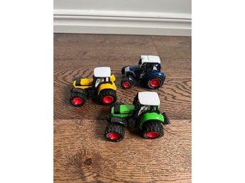 Leksakstraktorer, 3-pack