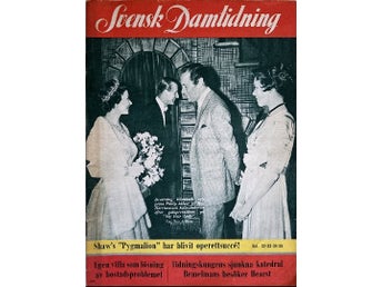 Svensk dam 24 1958 Mona Liljeroth, Rudolf Åbonde, Ulf Billing, Norskogen