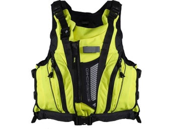 HIKO AQUATIC gul/svart 2XL, flytväst kajak