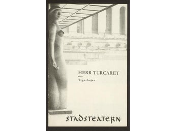 Herr Turcaret. Program från Göteborgs Stadsteater 1966.