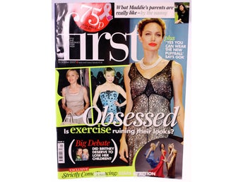 First Magazine UK-Issue 5-October 15th 2007-Angelina Jolie cover-NEW-rare issue