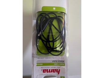 Hama ljudkabel 3,5 mm hane till 3,5 mm hane