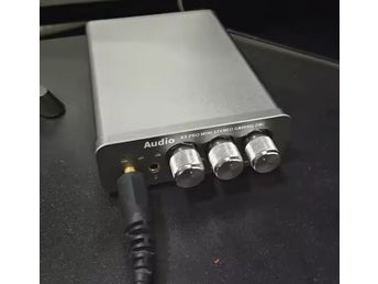 mini stereo gaming DAC hörlursförstärkare med inbyggd mikrofon, mini ljuddekoder