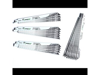 25-p tigersågblad BMM228 för metall, 228mm, 14/18 TPI