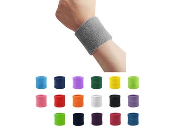 Svettband - Svart - Vristband - Korta [8cm] - Singelpack