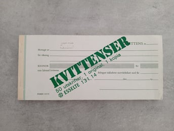 Kvittenser Esselte