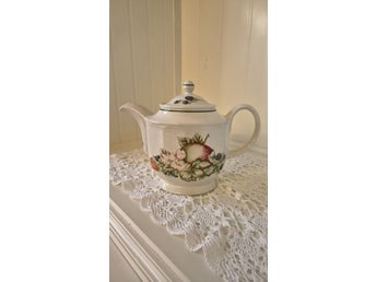 Vintage tekanna Churchill Victorian Orchard England – Frukt/Blommor