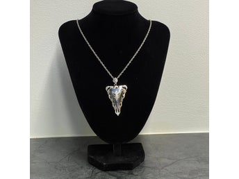 HALSBAND Silver Siam Vintage Orientalisk Sterling Silver 63 cm (a1)