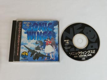 Sonic Wings 2 Neo Geo CD JAPANSK UTGÅVA