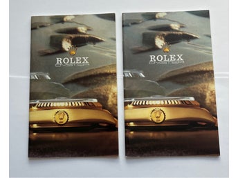 Rolex Oyster kataloger ifrån 1984