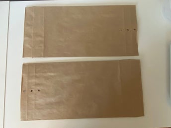 Bälgpåsar, - 50 stycken - 160 x 340 x 60mm - endast 99kr
