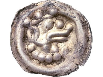 Valdemar (1250-1275), Lödöse, Penning - Vackert och ovanligt skarpt exemplar