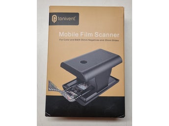 Mobil filmskanner för 35 mm negativ och diabilder