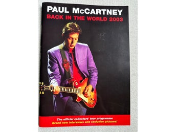 Turnéprogram Paul McCartney - Back in the World 2003 Musik