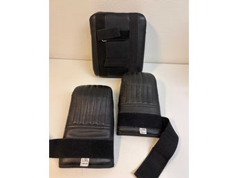 Sparringhandskar L/XL + tränings-/slagkudde – boxning/kampsport