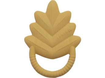 Sebra Bitring Naturgummi Blad Chanterelle