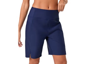 Eleganta Stretchiga Badshorts / Badbyxor För Damer, Storlek XS