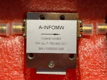 A-INFO - Coaxial isolator - GL-T-750-860-20-1 - 750-860MHz