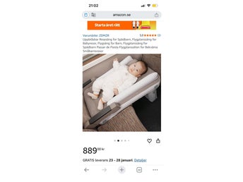 Inflatable Travel Bed for Infants