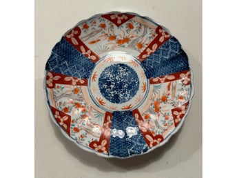 Antik porslinstallrik-/ fat Imari Japan
